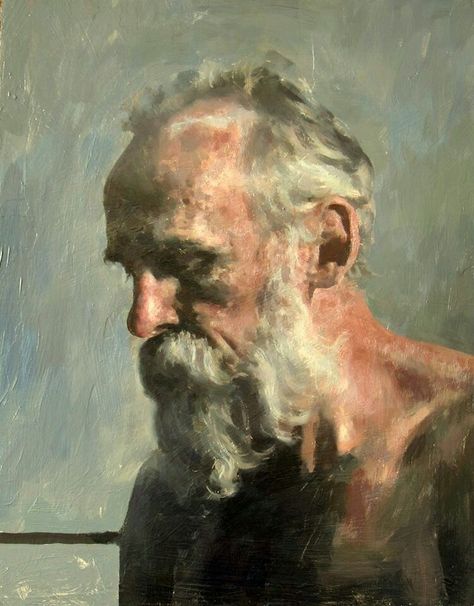 Love the lack of detail in the shadows and how it pulls them into the background to create form in the light. Hollis Dunlap, Antonio Mancini, Amazing Portraits, Portrait Color, Istoria Artei, Art Charcoal, Contemporary Portrait, Figurative Painting, Oil Painting Portrait