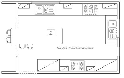 Gallery Kitchen Plan | EdrawMax Free Editbale Printable Corridor Kitchen Design, Long Narrow Kitchen Layout, Narrow Kitchen Layout, Long Narrow Kitchen, Kosher Kitchen, Kitchen Drawing, Narrow Kitchen, Galley Kitchens, Kitchen Floor Plans