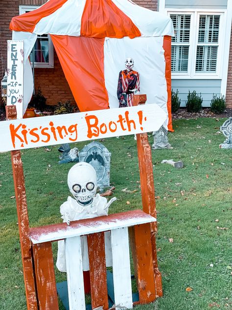 Kiss Marry Kill Halloween, Kiss Marry Kill, Haunted Carnival, Hallowen Party, Halloween Queen, Halloween Outdoor, Kissing Booth, Halloween 2023, Outdoor Decorations