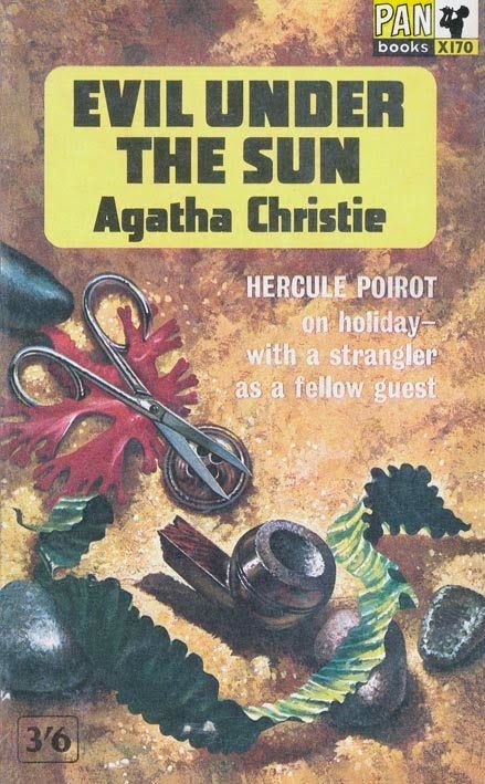 Evil under the sun by agatha Christie vintage paperback Evil Under The Sun, Books Mystery, Agatha Christie's Poirot, Travel Humor Quotes, Agatha Christie Books, Paperback Book Covers, Detective Fiction, Vintage Penguin, Hercule Poirot