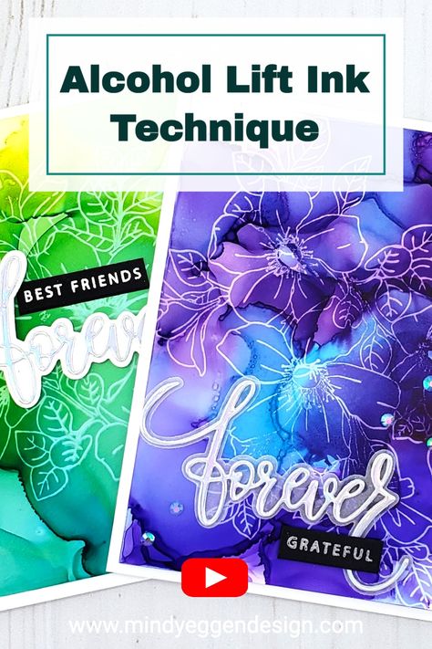 Alcohol Ink Pens Tutorial, Alcohol Ink Cards Tutorials, Alcohol Inks Ideas, Cards Using Alcohol Inks, How To Use Alcohol Ink On Paper, Alcohol Ink Cards Ideas, Tim Holtz Alcohol Ink Tutorials, Alcohol Ink Cards, Alcohol Ink Ideas Tutorials