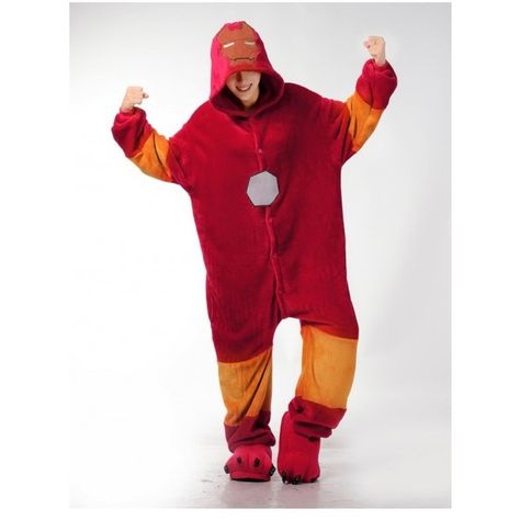 Animal Pajamas Onesies, Animal Costumes For Adults, Pyjamas Onesie, Halloween Man, Iron Man Cosplay, Adult Onesie Pajamas, Ironman Costume, Men Jumpsuit, Animal Pajamas