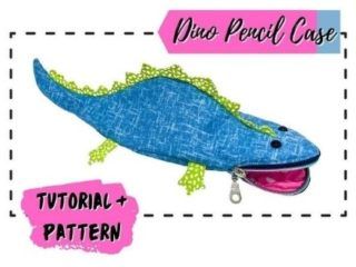 Little Crossbody Purse (with video) - Sew Modern Bags Dino Pencil Case, Basket Sewing Pattern, Pencil Case Tutorial, Pencil Case Sewing, Pencil Case Pattern, Sewing Caddy, Wallet Sewing Pattern, Pouch Sewing, Modern Bag