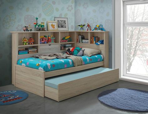 Ikea Trundle Bed, Classy Bed, Modern Bunk Beds For Girls Room, Single Trundle Bed, Cute Beds, Amazing Beds, Trundle Bed Kids, Pretty Bed, Best Beds