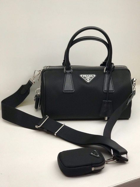 #prada Prada Luggage, Tas Prada, Cute Luggage, Jordan Shoes Girls, Luxury Purses, Prada Handbags, Fabric Bags, Cute Bags, Bags Designer Fashion