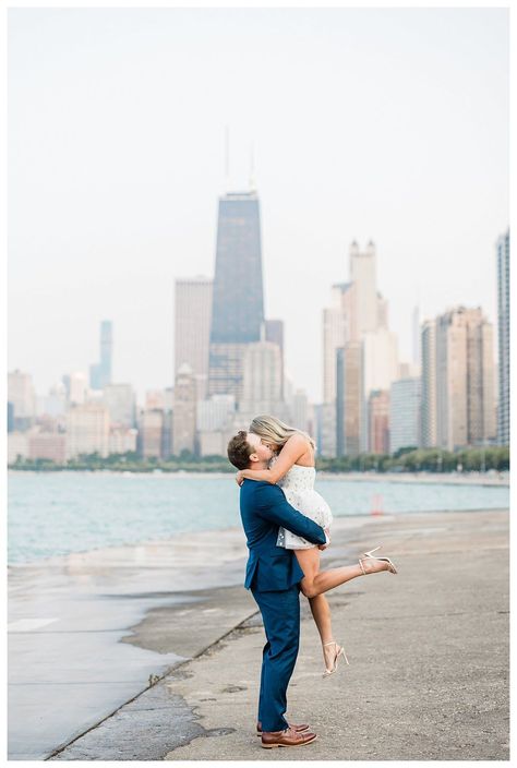 Chicago Engagement Session. North Avenue Beach. North Avenue Beach Engagement Session. Lake Michigan. Chicago Lakefront Engagement Photos. Chicago Wedding Photographer. Photography by Lauryn. Engagement Photos Chicago, Chicago Lakefront, Chicago Lake, Chicago Beach, Lake Engagement Photos, Chicago Engagement Photos, Lake Engagement, Couple Engagement Pictures, Engagement Pic