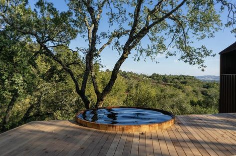 Hot Tub Landscaping, 10 000 Followers, Hot Tub Designs, Cedar Hot Tub, Spa Jacuzzi, Living Pool, Outdoor Bathtub, Hot Tub Deck, Hot Tub Garden