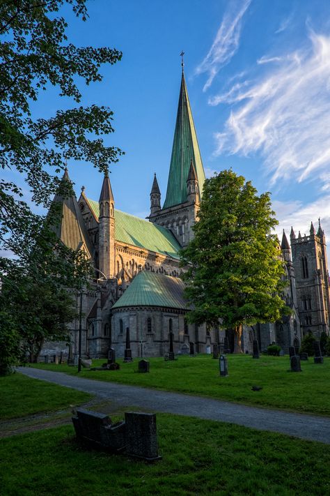 Nidaros Cathedral Trondheim Norway Nidaros Cathedral Norway, Norway Trondheim, Nidaros Cathedral, Norway In A Nutshell, Norway Viking, Trondheim Norway, Church Aesthetic, Cathedral Architecture, My Prayer