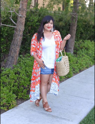 Playing-with-Kimonos-382x500 How to Wear Shorts for Plus Size–20 Plus Size Shorts Outfits Beach Outfit Plus Size, Plus Size Shorts Outfit, Modest Plus Size Fashion, Plus Zise, Holiday Outfits Women, Tokyo Street Fashion, Plus Size Summer Outfits, Hipster Grunge, Plus Size Summer Outfit