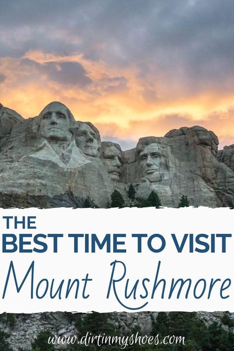 Visiting Mount Rushmore is always a fun adventure, but when is the best time to go? Things to do in Mount Rushmore change drastically depending on the season. Ensure you have a fun vacation by being prepared and knowing what to expect when you arrive. Mount Rushmore Vacation, South Dakota Road Trip, South Dakota Vacation, South Dakota Travel, Yellowstone Trip, Mt Rushmore, Planning A Vacation, National Park Vacation, National Park Road Trip