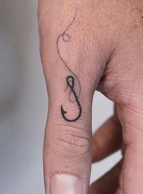 Dainty Fish Hook Tattoo, Tiny Fish Hook Tattoo, Tattoos For Fisherman, Fishing Matching Tattoos, Simple Fishing Tattoos For Women, Fishing Lures Tattoo, Fishing Tattoos For Women Memorial, Fishing Inspired Tattoos, Fishing Hook Tattoo For Women