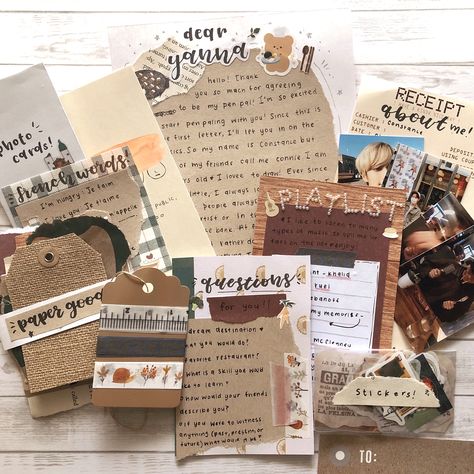 restaurant themed Diy Small Crafts, Penpal Letters Inspiration, Pen Pal Letters Inspiration, Aesthetic Penpal Letter Ideas, Penpal Inspo Aesthetic, Pen Pal Ideas, Snail Mail Ideas, Penpal Letters, Penpal Ideas