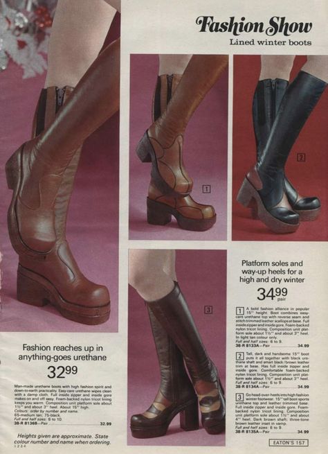 1970s Boots, 1970s Shoes, 70s Boots, 70s Mode, 1970s Fashion Women, 70s Shoes, Stretch Boots, 60s 70s Fashion, 60s And 70s Fashion