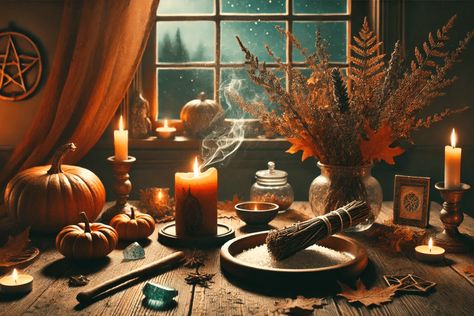 Performing a Samhain Cleansing Ritual | Bry Jaimea Witchcraft Blessed Samhain Images, Halloween Rituals, Samhain Bath Ritual, Offerings For Samhain, Samhain Protection, Samhain Release Ritual, How To Pronounce Samhain, Samhain Incense, Samhain Traditions