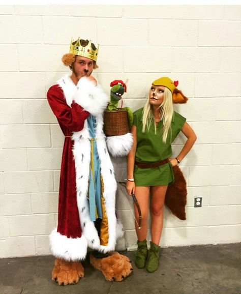 Villains Halloween Costumes, Disney Villains Halloween Costumes, Robin Hood Halloween, Robin Hood Kostüm, Diy Couples Halloween Costumes, Disney Villains Halloween, Villains Halloween, Sheriff Of Nottingham, Robin Hood Costume