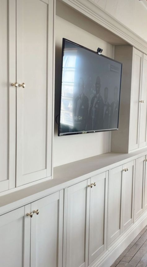 Build In Tv Cabinet Wall Units, Basement Built Ins, Built In Tv Cabinet, Tv Cabinets With Doors, Large Tv Cabinet, Bahamas House, Details Drawing, Built In Wall Units, Modern Tudor