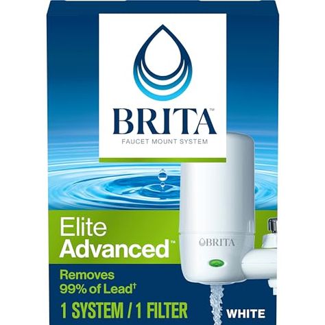 Brita Water Filter, Tap Water Filter, Brita Filter, Filtered Water Faucet, Soda Makers, White Faucet, Water Filters System, Water Faucet, Tap Water