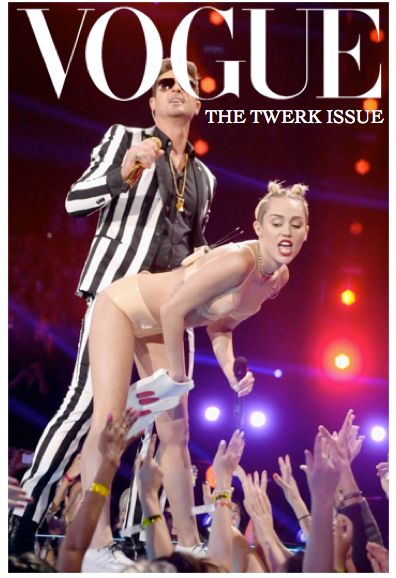 My response to this fashionista.com/... Miley Cyrus Vma, Vma Performance, Miley Cyrus News, Robin Thicke, Elvis Costello, Mtv Videos, Liam Hemsworth, Vogue Covers, Video Music Awards