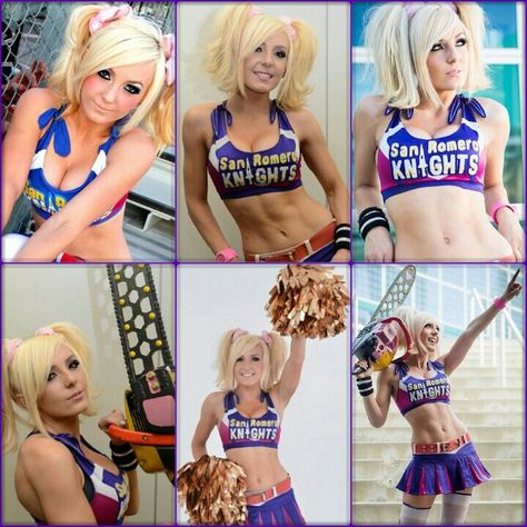 Jessica Nigri as Juliette Starling (Lollipop Chainsaw) Juliette Starling, Lollipop Chainsaw, Cosplay Inspiration, Jessica Nigri, Starling, Chainsaw, Lollipop