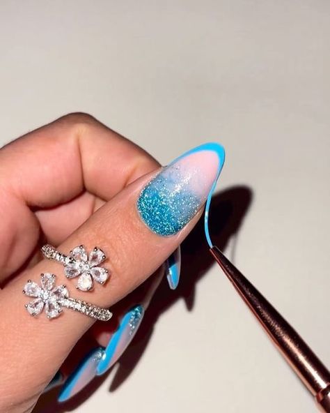 nails tutorials 💅🏻 on Instagram: "Creative and amazing nails for barbie ✨✨ Blue or pink? 💙🩷 Follow @nails.beauty999 Credit @elennailedit #nailstyle #nailsdesign #nailslove #nailsalon #nailsmagazine #nailsonpoint #nailsoftheweek #nailporn #gelnail #nailsnailsnails #nailartlove #naildesigns #nailsdid #nailpro #naillove #acrylicnails #nailsonfleek #instanail #beautynails #nailselfie #naildesign #nailstagram #nailsofinstagram #nailsart #instanails #gelnails #nailsoftheday #nail #nailart" Nails For Barbie, Amazing Nails, Blue Or Pink, Instagram Creative, Nail Pro, Nails Magazine, Nail Tutorials, Nails On Fleek, How To Do Nails