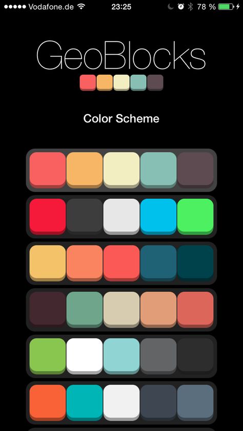 ‎GeoBlocks - The Puzzle Game for your Watch and Phone on the App Store Puzzle Game Ui, Ui Color, Website Color Palette, Game Gui, Apple Watch Iphone, Ui Patterns, Procreate Ipad Art, Game Interface, Game Ui Design