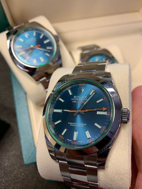 This is a Hands-on, In-depth Review of the Rolex Milgauss 116400GV Z Blue.   Today we are featuring the Rolex Milgauss Z Blue. In this article, we are going to cover everything from A to Z (pun intended) about the most recent addition to the Rolex Milgauss collection, the Z Blue dial Milgauss GV. Rolex Milgauss Green, Rolex Milgauss Blue, Raymond Lee, Rolex Bracelet, Suits Style, Unique Watches, Rolex Milgauss, Watch Cases, Divers Watch