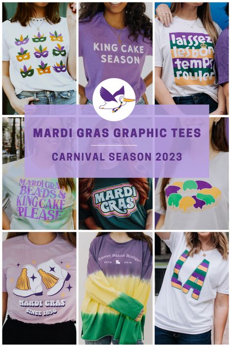 Mardi Gras Shirt Ideas, Mardi Gras Fashion, Mardi Gras Nails, Mardi Gras Centerpieces, Mardi Gra, Cricut Svgs, Mardi Gras Outfits, New Orleans Mardi Gras, Mardi Gras Shirt