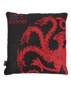 Game of Thrones - Merchoid Game Of Thrones Symbols, Dragon Game Of Thrones, Cushion With Piping, Targaryen House, Game Of Thrones Merchandise, Fire And Blood, Black Cushion, Famous Houses, Game Of Thrones Fans