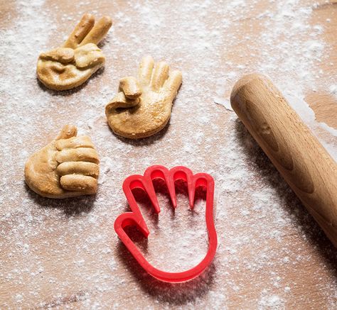 Hand Gestures Cookie Cutter Fun Kitchen Gifts, Gifts For A Baker, Thanksgiving Sides, Thanksgiving Side Dishes, Fun Cookies, Shaped Cookie, Hand Shapes, Different Recipes, Monster Cookies