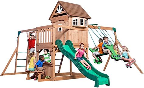 Wooden Sandbox, Wooden Carports, Gorilla Playsets, Kids Sandbox, Kids Forts, Wood Roof, Bay Windows, Discovery Kids, Monkey Bars