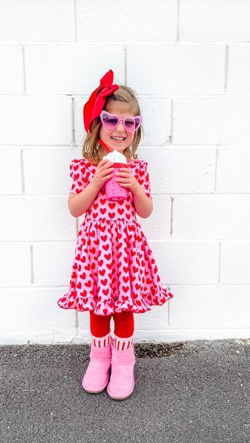 Chelsea Calantoni on Instagram: "Gracyn’s new favorite dress because pink is her new favorite color 💕 We are here for all things Valentine’s Day! Drop your favorite small shop below and tell me what outfit she needs next 🥰 #valentinesday2023 #valentinesdayideas #girlhoodshop #littlestockingco #target #targetstyle #shayanddash #smallshop #toddlerfashion #toddlerinspo #toddlerootd #vegaskids #lasvegaslocals" Valentines Dress, Toddler Ootd, Toddler Valentines, Valentine Dress, Target Style, Toddler Fashion, Favorite Dress, Small Shop, Tell Me