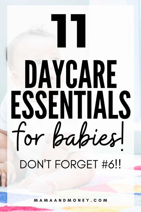 Not sure what to bring to daycare? Check out this list of daycare essentials for babies. Know exactly what you bring with this checklist! Daycare Tips For Parents, Daycare Bag Checklist Infant, Infant Daycare Checklist, Daycare Packing List Infant, Daycare Essentials Infant, Daycare Bag Infant, Daycare Must Haves, Daycare Backpack, Daycare Checklist