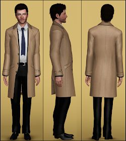 Sims 3 Cc Finds, Trench Coat Outfit, Coat Outfit, Best Sims, Trench Coat Men, Coat Outfits, Castiel, Sims 3, Free Downloads