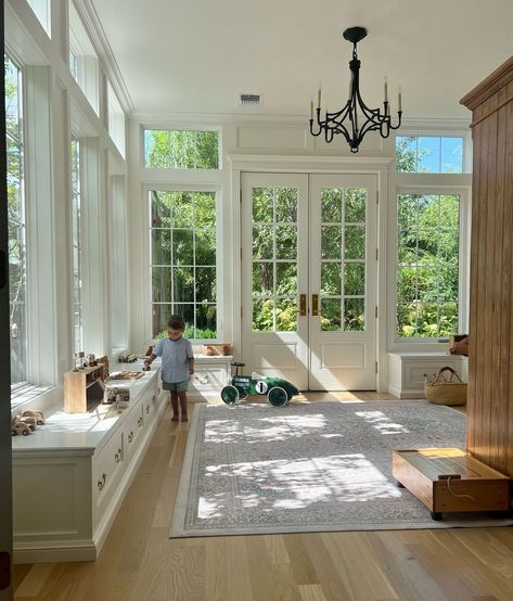 Indoor Sunroom, Dream Life House, Play Outside, Invitation To Play, Maria Montessori, Dream House Interior, House Goals, Pretty House, Design Luxury