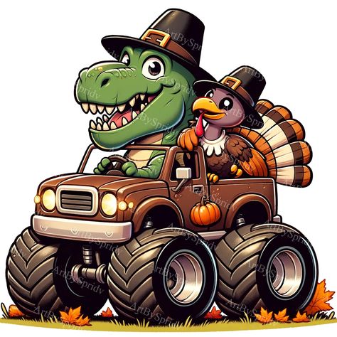 Monster Truck Clipart, Pilgrim Hats, Truck Clipart, Pilgrim Hat, Baby Magic, Thanksgiving Projects, Thanksgiving Design, Clipart Design, Monster Truck