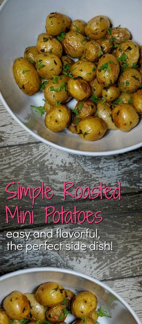 Roasted Mini Potatoes, Chicken Cashew, Tiny Potato, Cheddar Potatoes, Mini Potatoes, Potatoes Recipes, Cashew Chicken, Slow Cooker Pulled Pork, Whole30 Recipes