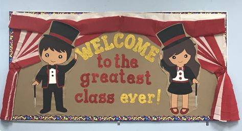 Circus Classroom, Circus Activities, Ring Leader, Reading Month, Classroom Theme, Circus Theme, Classroom Themes, Bulletin Boards, Bulletin Board