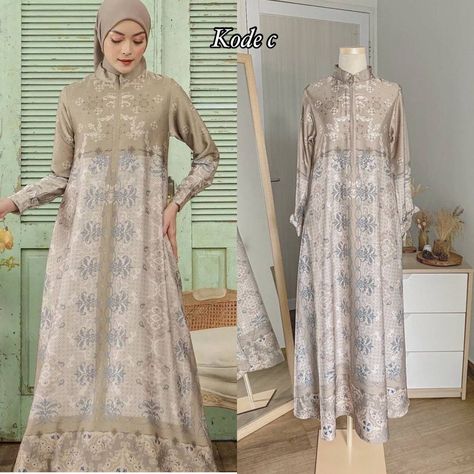 Gamis Silk, Brokat Modern, Katun Bordir, Batik Kombinasi, Aurora Dress, Model Gamis, Dress Gamis, Hijab Wedding Dress, Pashmina Hijab Tutorial