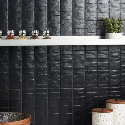 Rediscover the craft of sculpting tile with the Chord collection. This series of porcelains offers the rich textures and dimensional artistry of plaster casts, creating a leather-like field tile that can be used on floors or walls, and its coordinating decorative wall tile that emulates a beaded wall covering with a raised effect. These crafted textures are enhanced by multiple layers of glazing that create a semi-polished soft glow in either black or white, compelling one to reach out and touch Black Bathroom Floor Tiles, Black Bathroom Floor, Wood Wall Tiles, Affordable Tile, Matte Porcelain Tile, Bathroom Shower Walls, Decorative Wall Tiles, Ranch Remodel, Black Tile