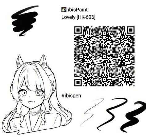 Ibis Paint Brush Code Lineart Smooth, Code Ibispaint, Brush Ibispaint, Ibis Brush, Ibispaint Brush, Free Procreate Brushes, Brush Codes, Paint Brush Drawing, Brush Code