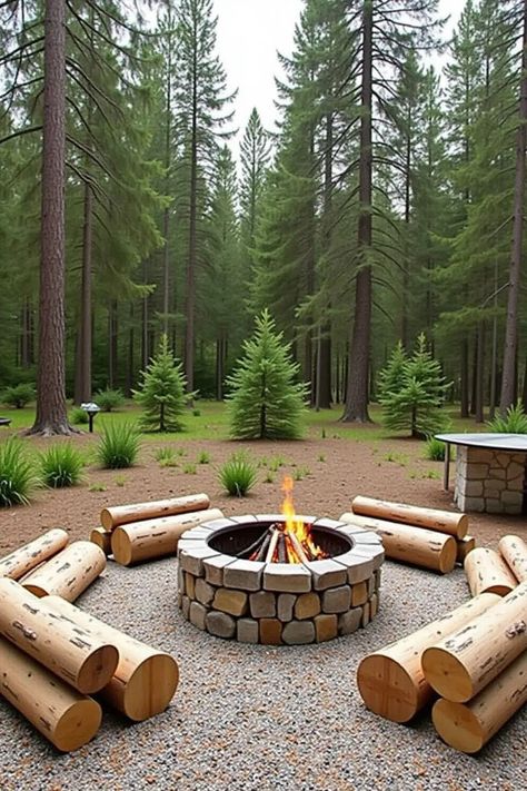 Looking for the ultimate cottagecore garden aesthetic? 🌿🔥 Gather 'round this dreamy fire pit—perfect for marshmallow roasting and deep talks about life! With lush greenery and comfy log seating, your outdoor oasis awaits. Make your garden the go-to spot for cozy gatherings! #CottageCore #CottagecoreGarden #CottagecoreYardIdeas #CottagecoreLifestyleGarden Cottagecore Yard, Cottagecore Garden Aesthetic, Log Seating, Cottage Core Garden, Cottagecore Lifestyle, Marshmallow Roasting, Cottagecore Garden, Cottagecore Home Decor, Cottagecore Home