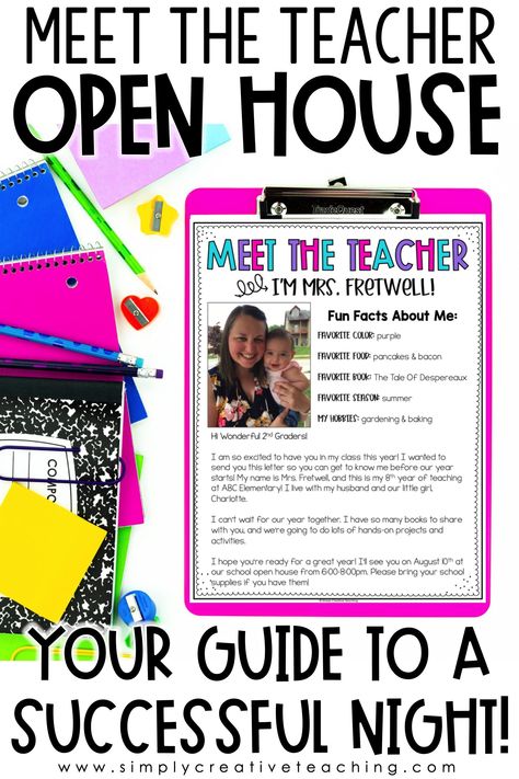 Meet The Teacher Letter, No Homework Policy, Teacher Letter, Meet The Teacher Night, School Brochure, School Open House, Meet The Teacher Template, Classroom Expectations, Letter To Teacher