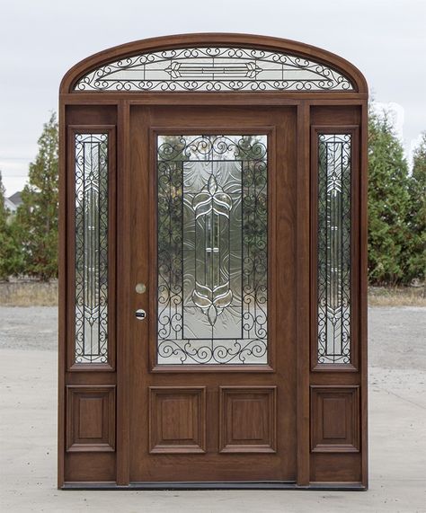 Mahogany exterior doors