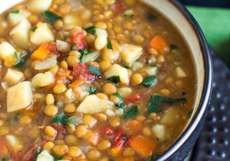 Heather McDougall | Forks Over Knives Call Couple, Soup Lentil, Mcdougall Recipes, Lentil Vegetable Soup, Healthy Vegan Diet, Soup Vegetable, Winter Soup Recipe, Breakfast Soup, Vegetable Soup Recipe