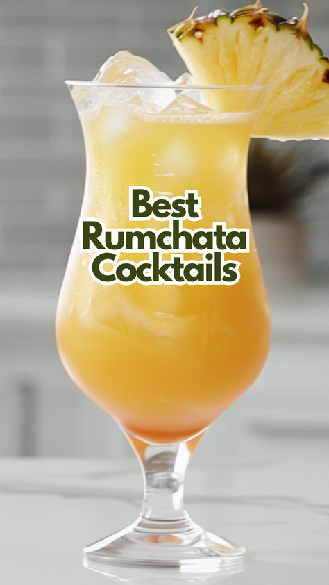 Best Rumchata Cocktails Rum Chata Drink Recipes, Rumchata Pineapple Cream Recipes, Drinks With Rum Chata Recipes, Rumchata Drinks Easy, Rumchata Pineapple Drink, Rum Based Drinks, What To Mix With Rum Chata, Homemade Rumchata Recipes, Rum Chata Recipes Drinks Easy