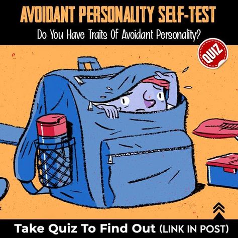 Do you tend to avoid social situations with a fear of rejection or a sense of inadequacy? Use this Avoidant Personality Disorder Test to better understand whether you ought to have traits of an Avoidant Personality or not. #avoidantpersonalitydisorder #avoidantpersonality #test #quiz #mentalhealthsupport Avoidant Personality, Fear Of Rejection, Mental Health Assessment, Test Quiz, Personality Quiz, Personality Test, Mental Health Support, Personality Disorder, Personality Traits