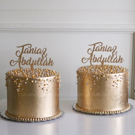 Silver Cake, Golden Birthday, Bolo Fake, Gold Cake, 70th Birthday, Buttercream Cake, Cake Designs, Butter Cream, Candle Jars