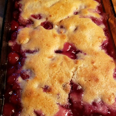 Fresh Tart Cherry Cobbler, Fresh Cherry Cobbler Recipe, Cobbler Desserts, Fresh Cherry Cobbler, Michigan Recipes, Anniversary Brunch, Tart Cherries Recipes, Sour Cherry Recipes, Fresh Cherry Recipes