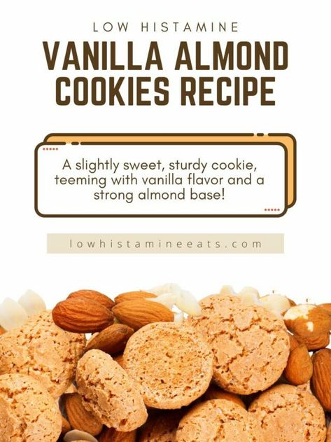 Low Histamine Cookies, Low Histamine Desserts, Paleo Low Histamine Recipes, Low Histamine Snacks, Low Histamine Oatmeal Cookies, Essential Oils For Histamine Intolerance, Molded Cookie Recipe, Dairy Free Cookie Recipe, Low Histamine Foods