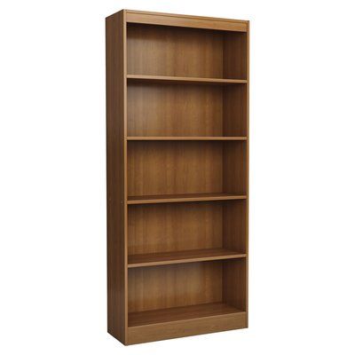 Axess Standard Bookcase Shore Furniture, Cherry Bookcase, Brown Bookshelves, Brown Bookcase, 4 Shelf Bookcase, Contemporary Bookcase, 5 Shelf Bookcase, Brown Cabinets, Office Bookcase